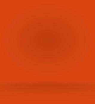 Abstract Orange background layout design,studio,room, web template ,Business report with smooth circle gradient color.