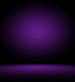 Studio Background Concept - abstract empty light gradient purple studio room background for product