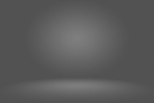 Abstract Empty Dark White Grey gradient with Black solid vignette lighting Studio wall and floor background well use as backdrop. Background empty white room with space for your text and picture.