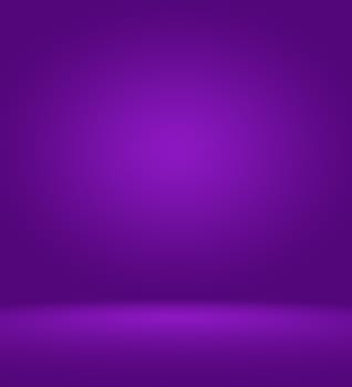 Studio Background Concept - abstract empty light gradient purple studio room background for product