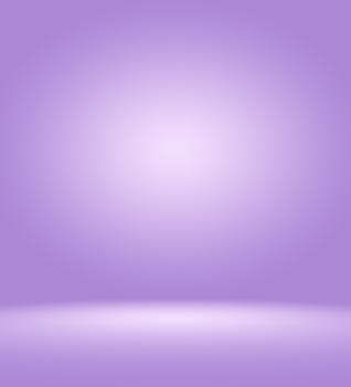 Studio Background Concept - abstract empty light gradient purple studio room background for product