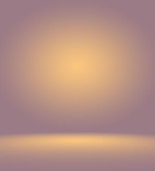 Studio Background Concept - abstract empty light gradient purple studio room background for product