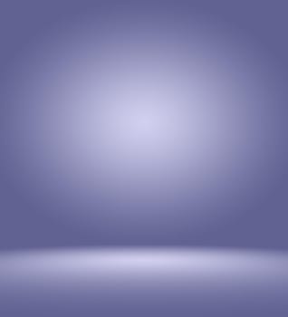 Studio Background Concept - abstract empty light gradient purple studio room background for product