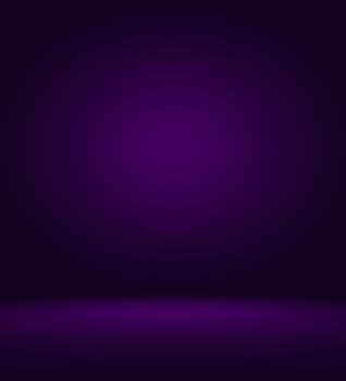 Studio Background Concept - abstract empty light gradient purple studio room background for product