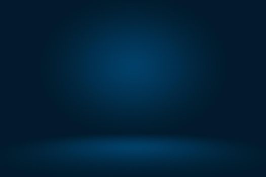 Abstract Smooth Dark blue with Black vignette Studio well use as background,business report,digital,website template,backdrop