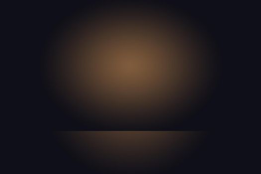 Abstract brown gradient well used as background for product display