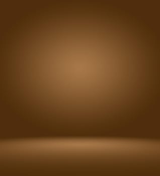 Abstract Smooth Brown wall background layout design,studio,room,web template,Business report with smooth circle gradient color.