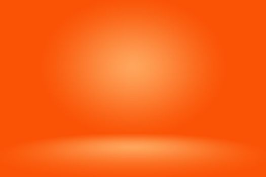 Abstract Smooth Orange background layout design,studio,room, web template ,Business report with smooth circle gradient color.