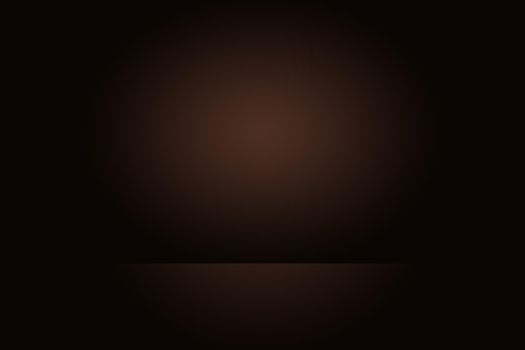 Abstract brown gradient well used as background for product display