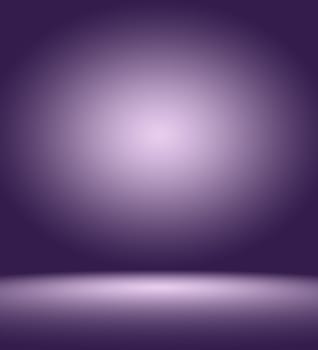 Studio Background Concept - abstract empty light gradient purple studio room background for product