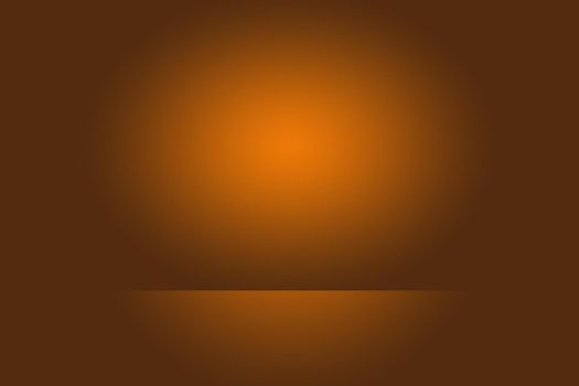 Abstract brown gradient well used as background for product display