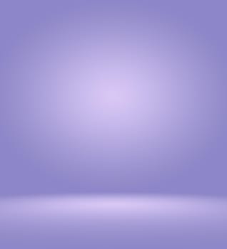 Studio Background Concept - abstract empty light gradient purple studio room background for product