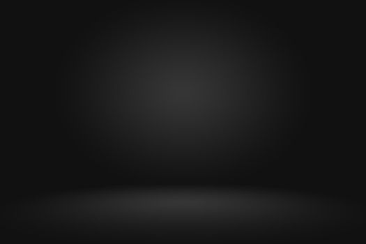 Abstract dark gray template blank space dark gradient wall.Dark gray empty room studio gradient used for montage or display your products