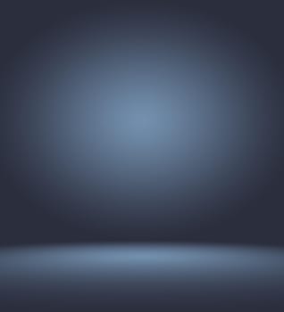 Abstract Smooth Dark blue with Black vignette Studio well use as background,business report,digital,website template,backdrop