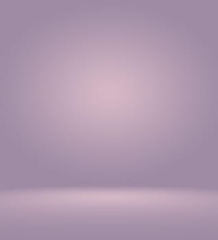 Studio Background Concept - abstract empty light gradient purple studio room background for product