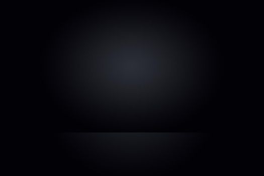 Abstract luxury blur dark grey and black gradient, used as background studio wall for display your products