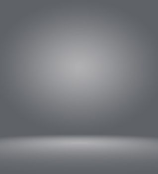 Abstract luxury blur dark grey and black gradient, used as background studio wall for display your products