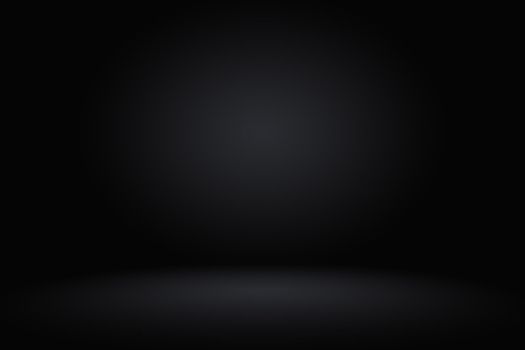 Abstract dark gray template blank space dark gradient wall.Dark gray empty room studio gradient used for montage or display your products