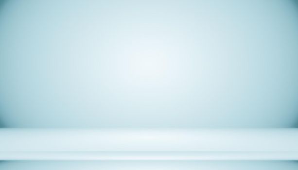 Blue gradient abstract background empty room with space for your text and picture.