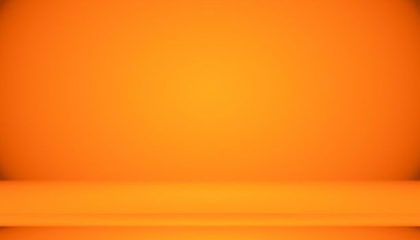 Abstract Smooth Orange background layout design,studio,room, web template ,Business report with smooth circle gradient color.