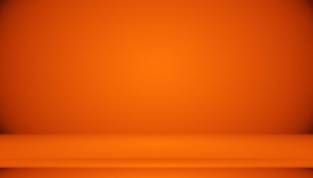 Abstract Smooth Orange background layout design,studio,room, web template ,Business report with smooth circle gradient color.