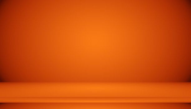 Abstract Smooth Orange background layout design,studio,room, web template ,Business report with smooth circle gradient color.