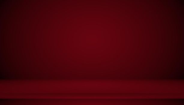 Abstract Red background Christmas Valentines layout design,studio,room, web template ,Business report with smooth circle gradient color.