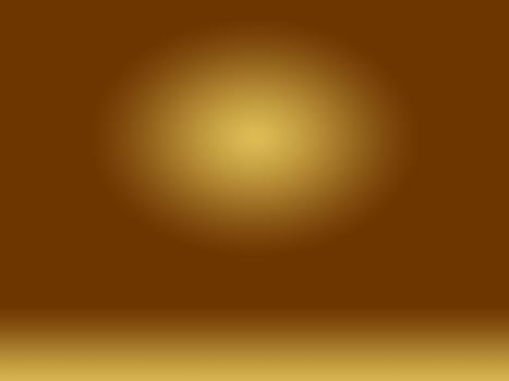 Abstract Luxury Gold yellow gradient studio wall, well use as background,layout,banner and product presentation