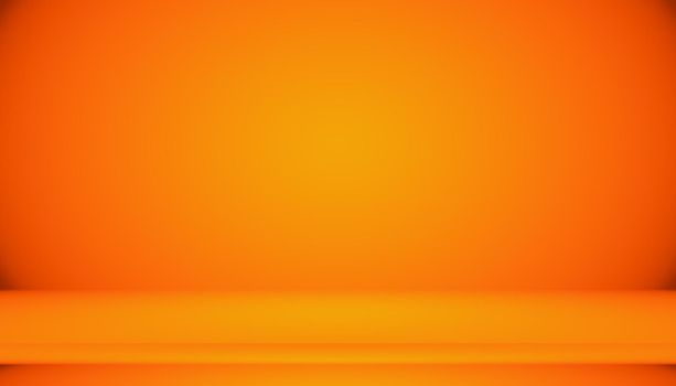 Abstract Smooth Orange background layout design,studio,room, web template ,Business report with smooth circle gradient color.