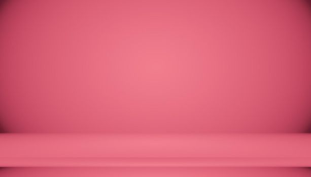 Abstract empty smooth light pink studio room background, Use as montage for product display,banner,template