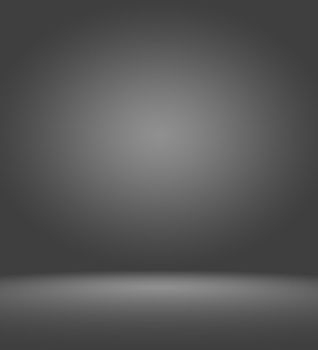 Abstract luxury blur dark grey and black gradient, used as background studio wall for display your products