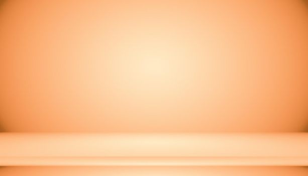 Abstract Smooth Orange background layout design,studio,room, web template ,Business report with smooth circle gradient color.