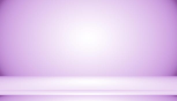 Studio Background Concept - abstract empty light gradient purple studio room background for product