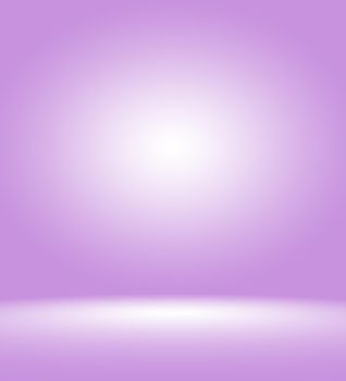 Studio Background Concept - abstract empty light gradient purple studio room background for product