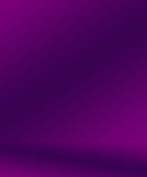 Studio Background Concept - abstract empty light gradient purple studio room background for product