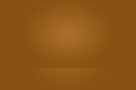 Abstract brown gradient well used as background for product display