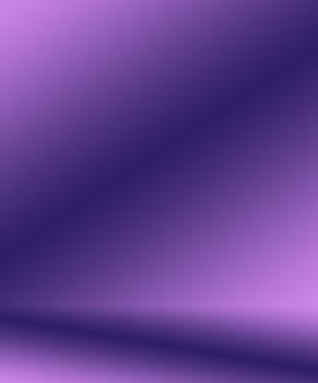 Studio Background Concept - abstract empty light gradient purple studio room background for product