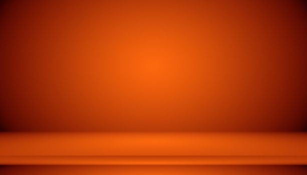 Abstract Smooth Orange background layout design,studio,room, web template ,Business report with smooth circle gradient color.