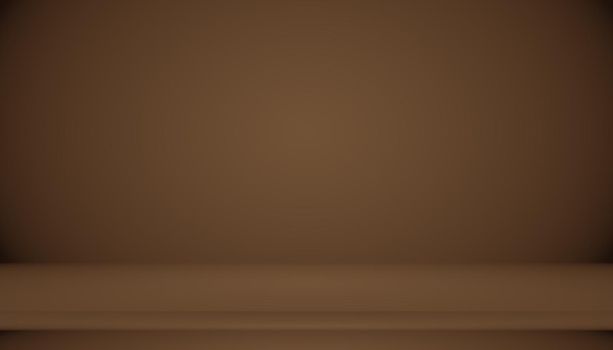 Abstract Smooth Brown wall background layout design,studio,room,web template,Business report with smooth circle gradient color.