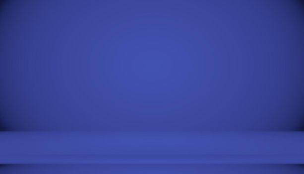 Studio Background Concept - Dark Gradient purple studio room background for product