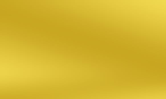 Abstract Luxury Gold yellow gradient studio wall, well use as background,layout,banner and product presentation