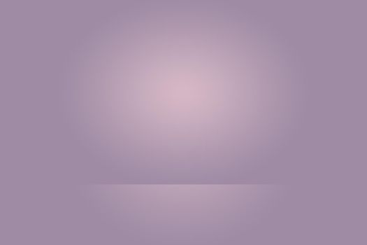 Studio Background Concept - Dark Gradient purple studio room background for product