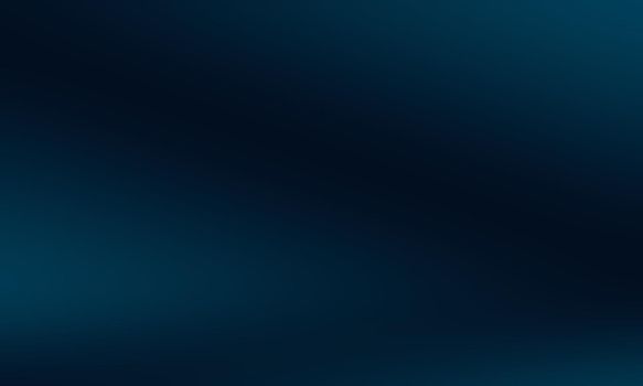 Gradient Blue abstract background. Smooth Dark blue with Black vignette Studio.