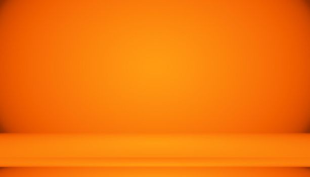 Abstract Smooth Orange background layout design,studio,room, web template ,Business report with smooth circle gradient color.