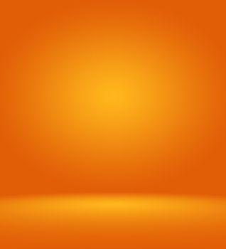 Abstract Orange background layout design,studio,room, web template ,Business report with smooth circle gradient color.