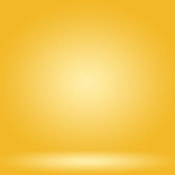 Abstract Luxury Gold yellow gradient studio wall, well use as background,layout,banner and product presentation