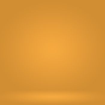 Abstract Luxury Gold yellow gradient studio wall, well use as background,layout,banner and product presentation