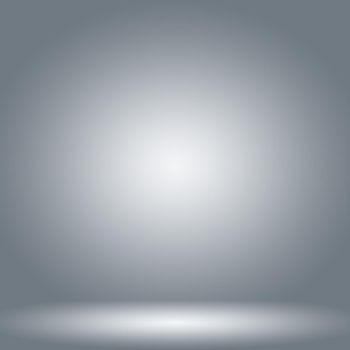 Abstract luxury blur Grey color gradient, used as background studio wall for display your products