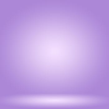 Studio Background Concept - abstract empty light gradient purple studio room background for product