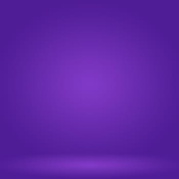 Studio Background Concept - abstract empty light gradient purple studio room background for product